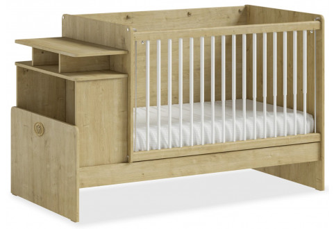 Детская мебель Кровать-трансформер с тумбой большая Mocha Baby
