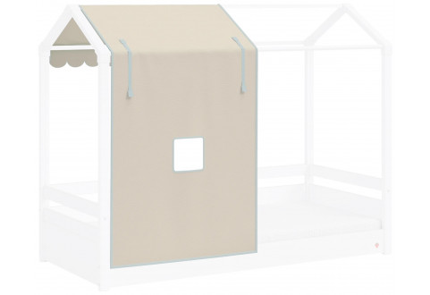 Детская мебель Навес кремовый для кровати-домика с надстройкой Montes Baby Natural