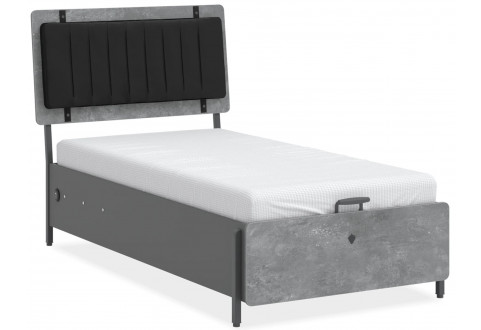 Детская мебель Кровать с подъемным механизмом 100х200 Space Gray
