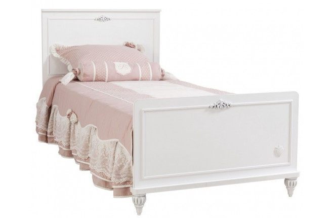 Кровать с прямым изголовьем Romantic