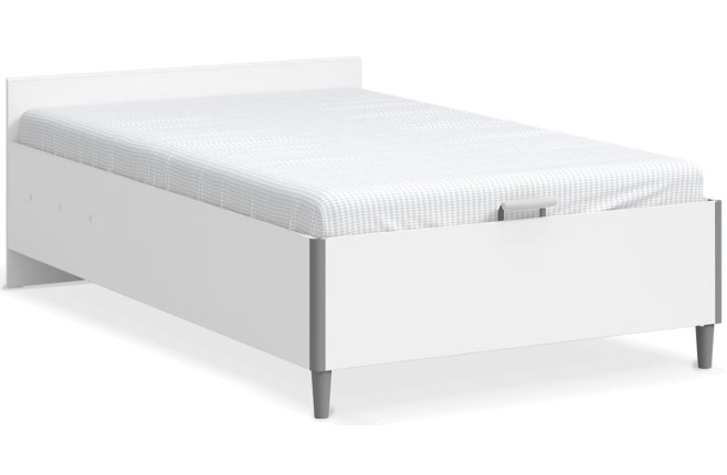 Кровать без изголовья с подъемным механизмом 1200х2000 White