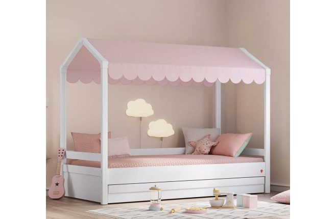 Балдахин для кровати-домика Montes Baby Natural Pink