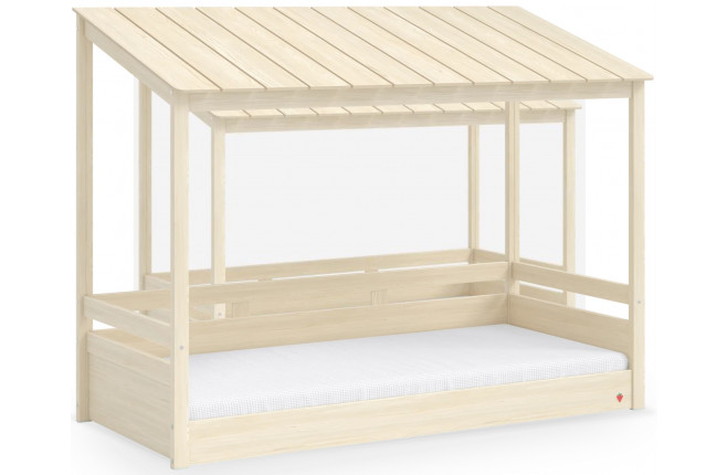 Кровать-домик с крышей Montes Baby Natural